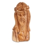 Olive Wood Hand-Carved Christ Bust Figurine - 1