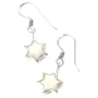 Adina Plastelina Sterling Silver Star of David Earrings - Variety of Colors - 3