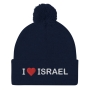 I (Heart) Israel Pom-Pom Beanie - Color Option - 7
