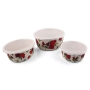 Yair Emanuel Pomegranate Design Bamboo Food Containers (Set of 3) - 2