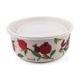 Yair Emanuel Pomegranate Design Bamboo Food Containers (Set of 3) - 4