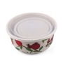 Yair Emanuel Pomegranate Design Bamboo Food Containers (Set of 3) - 5