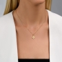 Yaniv Fine Jewelry 18K Gold Jerusalem Cross Pendant With White Diamond (Variety of Colors) - 3