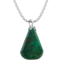 Eilat Stone and Sterling Silver Pear Necklace - 1