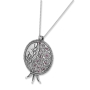 Rafael Jewelry Sterling Silver Large Filigree Pomegranate Necklace - 3