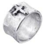 Sterling Silver Roman Cross Ring - 1