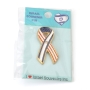 United Israel and America Flags Lapel Pin - 2