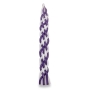 Purple and White Havdalah Candle  - 1