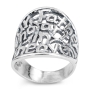 925 Sterling Silver “Our Father Who Art In Heaven” Openwork Knuckle Christian Ring - 2