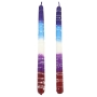 Dipped Taper Candles – Red and Purple - 2