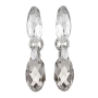 SEA Smadar Eliasaf Teardrop Earrings with Swarovski Crystals - 1