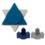 Star of David Candleholders (Variety of Colors) - 2