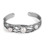 Sterling Silver Bracelet With Freshwater Pearls - 1