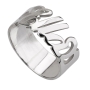 Sterling Silver Name Ring with Color Options - 1