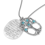 Sterling Silver Tree of Life Necklace with Inspirational Prayer - 2