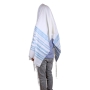 Talitnia Bnei Or  Wool Traditional Tallit Prayer Shawl (Light Blue) - 2