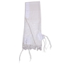 Talitnia Gilboa Pure Wool Traditional Non-Slip Tallit Prayer Shawl (White) - 4