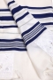 Talitnia Acrylic Wool Traditional Tallit Prayer Shawl  (Blue and Silver Stripes) - 5