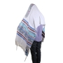 Talitnia Wool Tallit Prayer Shawl with Seven Species Design  - 1