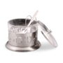 Stainless Steel and Glass New Year’s Honey Dish Set - 3