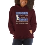 Moses First Man with a Tablet Fun Biblical Hoodie - 3