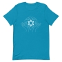 Cupped Hands and Glowing Star of David Unisex T-Shirt - 8