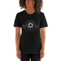 Cupped Hands and Glowing Star of David Unisex T-Shirt - 3