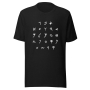 Hebrew Alphabet Ancient Script T-Shirt  - 6