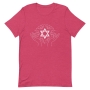 Cupped Hands and Glowing Star of David Unisex T-Shirt - 10