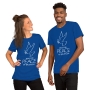 Peace of Jerusalem and Dove - Unisex T-Shirt - 4