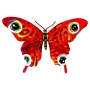 Vered Butterfly Double-Sided Wall Hanging by David Gerstein (Signed by Author) - 2