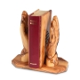 Olive Wood Bible Holder With King James Bible - 1