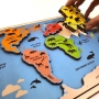 Oceans and Continents Interactive Wooden Puzzle - 6