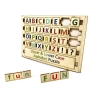 Upper & Lower Case Colored Wooden Alphabet Puzzle - 6