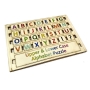 Upper & Lower Case Colored Wooden Alphabet Puzzle - 7