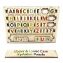 Upper & Lower Case Colored Wooden Alphabet Puzzle - 2