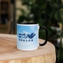 Shalom Dove of Peace Mug with Color Inside - 9