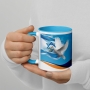Israel and Dove of Peace Mug - Color Option - 7