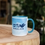 Shalom Dove of Peace Mug with Color Inside - 14