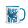 Dove of Peace Mug with Color Inside - 12