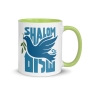 Dove of Peace Mug with Color Inside - 3
