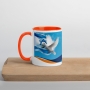 Israel and Dove of Peace Mug - Color Option - 3