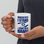 I Stand with Israel! White Mug - 6