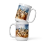 The Holy City of Jerusalem White Glossy Mug - 8