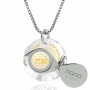 Woman of Valor Necklace Micro-Inscribed with 24K Gold - Proverbs 31:10-31 - 14