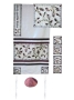 Yair Emanuel Embroidered Raw Silk Tallit Prayer Shawl Set with Matriarchs and Pomegranate Design (Multicolored) - 1
