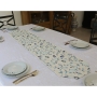 Yair Emanuel Embroidered Table Runner With Pomegranates (Choice of Colors) - 6