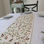 Yair Emanuel Embroidered Table Runner With Pomegranates (Choice of Colors) - 11