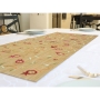 Yair Emanuel Embroidered Table Runner With Pomegranates (Gold) - 8