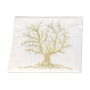 Yair Emanuel Embroidered Poly Silk Tallit Prayer Shawl Set with Tree of Life Design (Gold) - 3